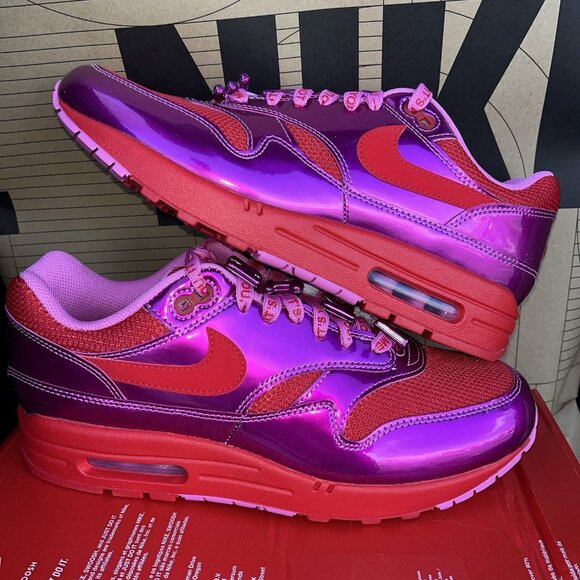 NEW Nike Air Max 1 PRM Valentine's Day Pink Red HV2301-600 Men Size 11